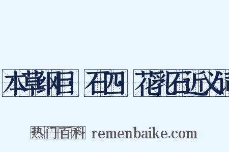 本草纲目·石四·花乳石近义词是什么意思的图片